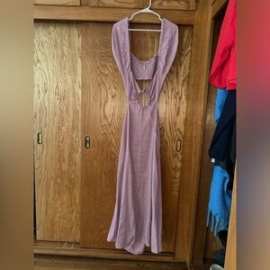 Size medium long, purple, free people dress